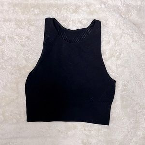 Womens Adidas Black long sports bra Medium